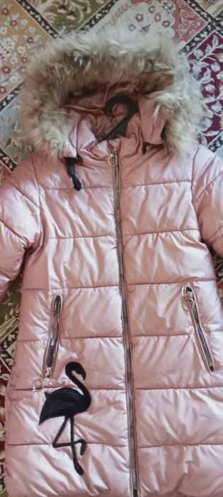Куртка зима 146 р на девочку