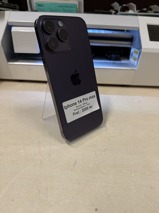 Iphone 14 pro max / 256 gb / 100% baterie / LA REDUCERE