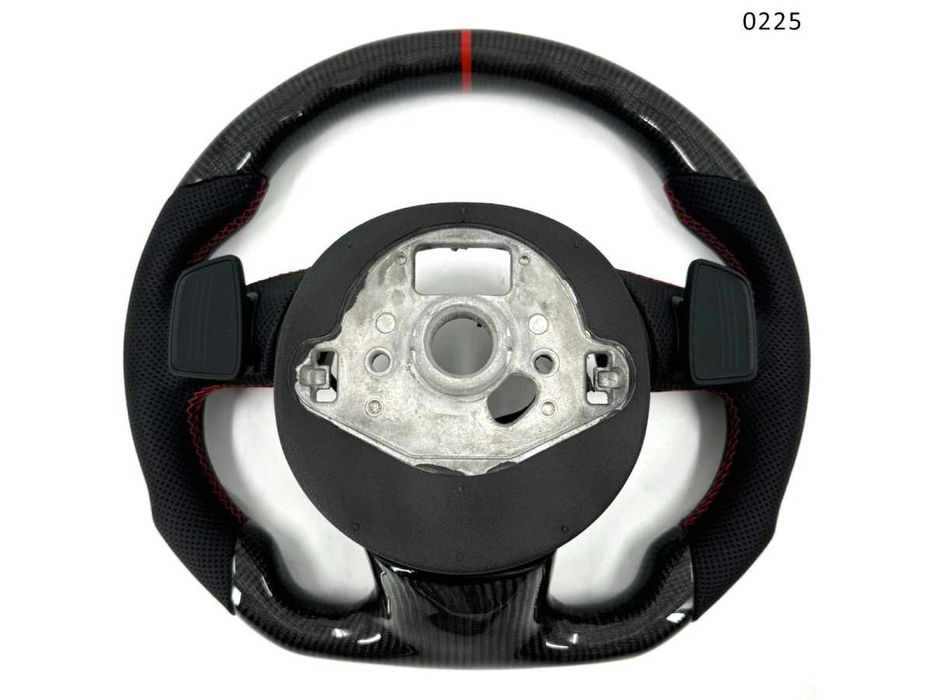 Volan sport ergonomic din carbon AUDI A3 A4 A5 A6 A7 A8 Q3 Q5 Q7