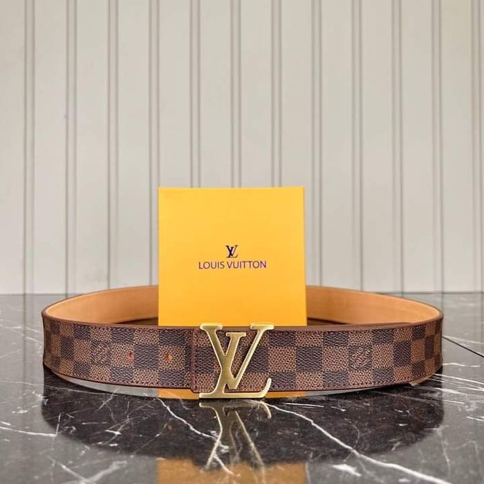 Curele unisex LV piele naturala, cutie, etichetă, saculet