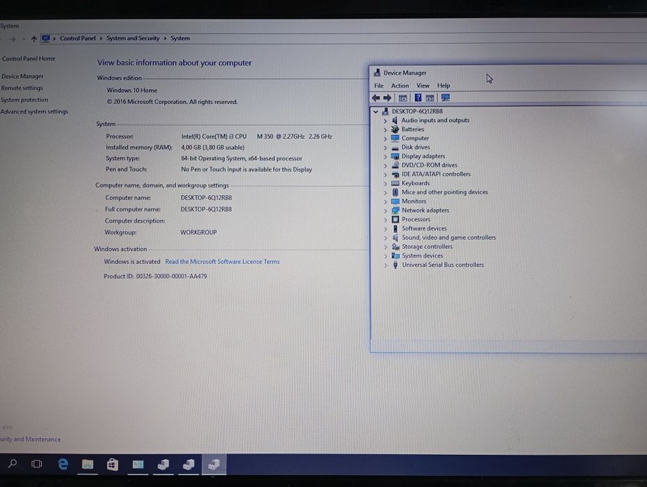 Laptop Medion Akoya i3