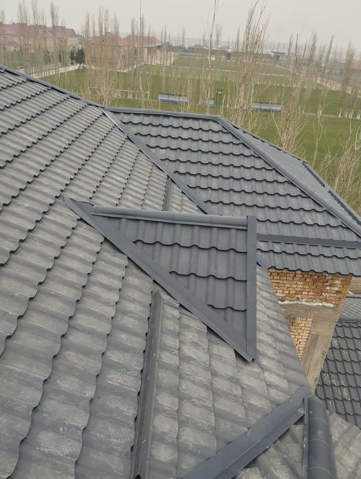 Крыша  жабамыз.Черепица