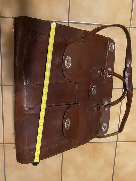 Geanta din piele de camila, artizanala