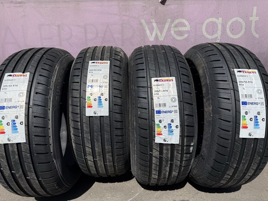 205/55 R16 TAURUS SUMMER anvelope noi vara 2026 /Montaj inclus