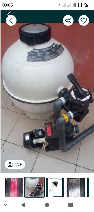 Vând filtru nisip piscine