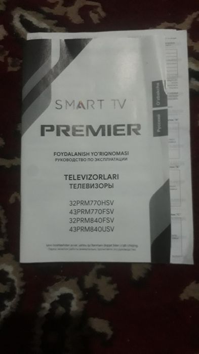 SMART TV Telvezor kafolati bilan