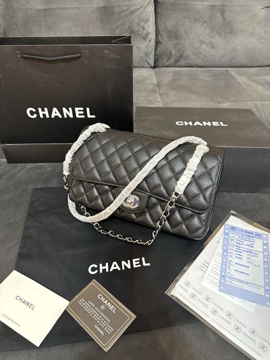 Chanel Double flap caviar Leather - 25cm/premium/video