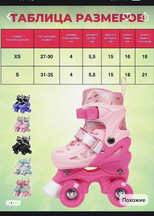 Ролики для девочек