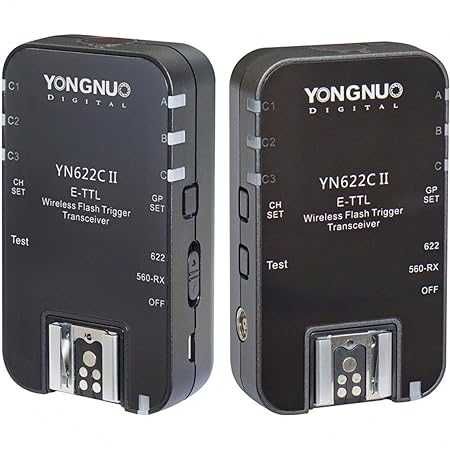 1x YN622C II YONGNUO digital wireless FLASH TRIGGER  1/8000s за Canon