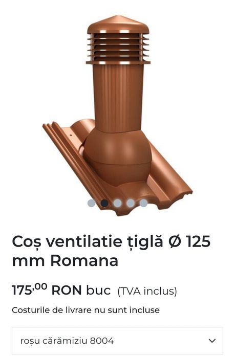 Coș de ventilare tigla Romana