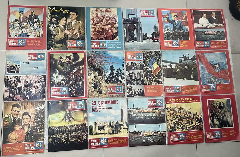 Lot reviste Viata Armatei Viata Militara anii 80 90