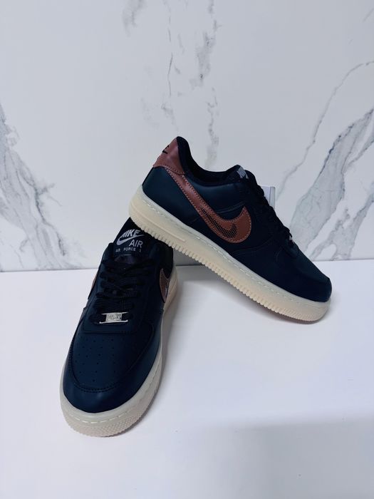 Nike AF1 negru cu maro
