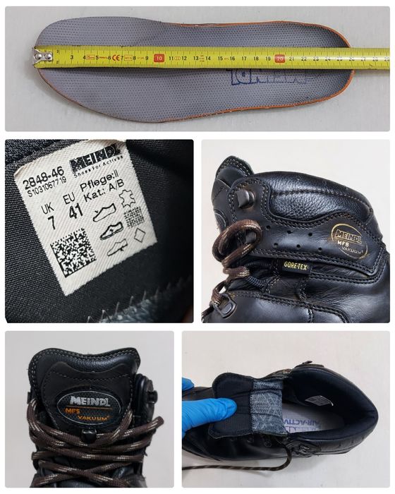 Bocanci munte MEINDL MFS Gore-Tex MID, ghete piele naturală, Nr 41 EU