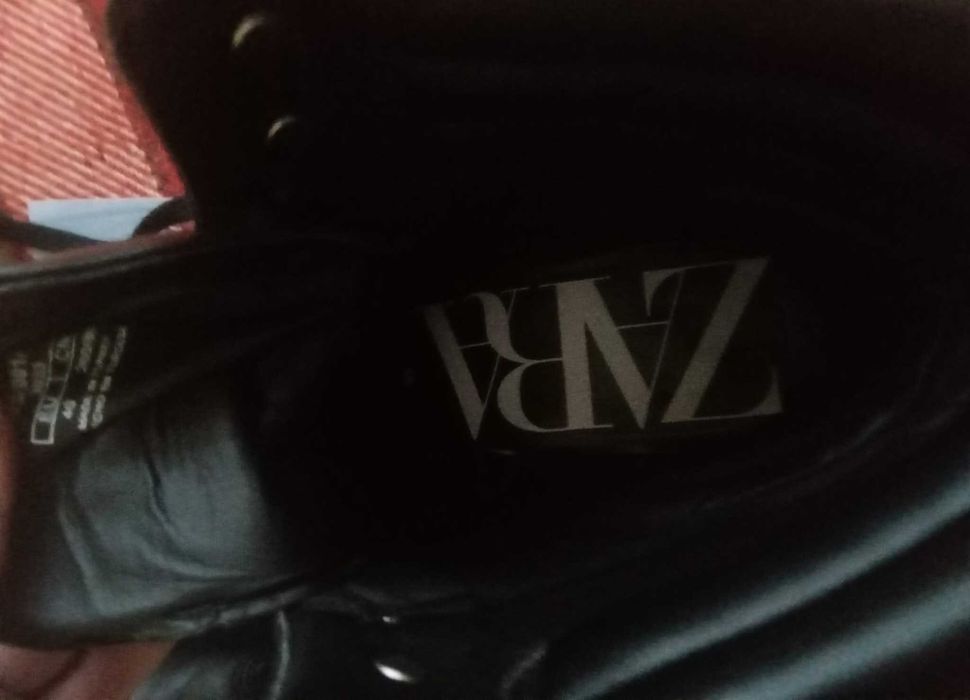 Ghete Zara cu toc gros