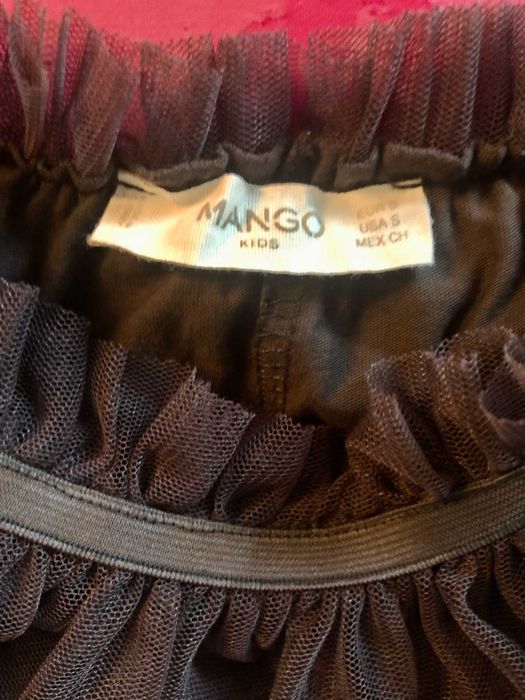 Fusta tulle cu jupa bumbac Noua_MANGO_marime S (6-8 ani)