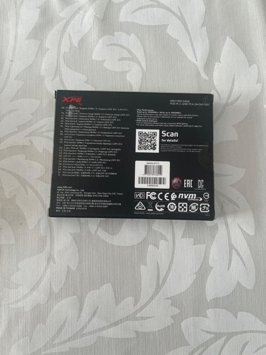 SSD XPG Spectrix S40g 4tb