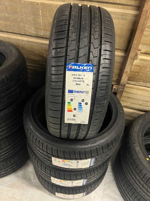4 Нови летни гуми 215/40R18 Falken ZIEX ZE310 EcoRun 89W с борд