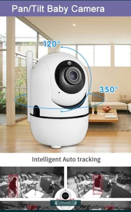 Camera de supraveghere copii IP WIFI Full HD 5MP, Night vision