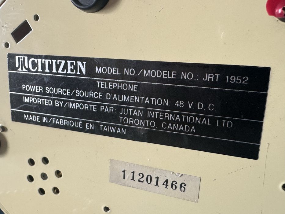 Ретро телефон с шайба Citizen JRT 1952
