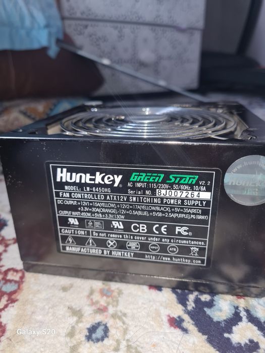 Huntkey 450watt рабочий