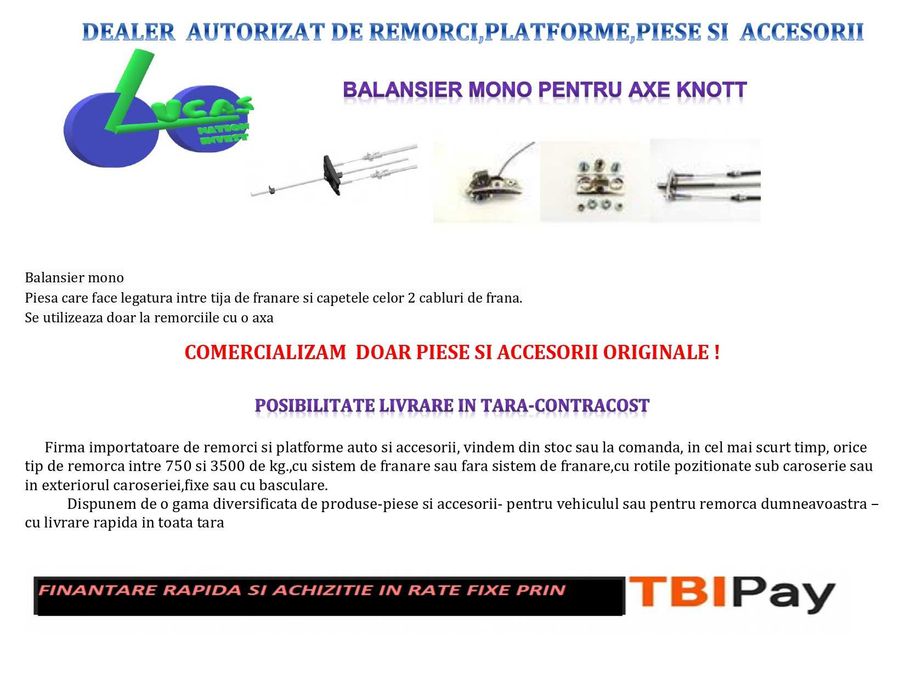 Balansier mono Knott