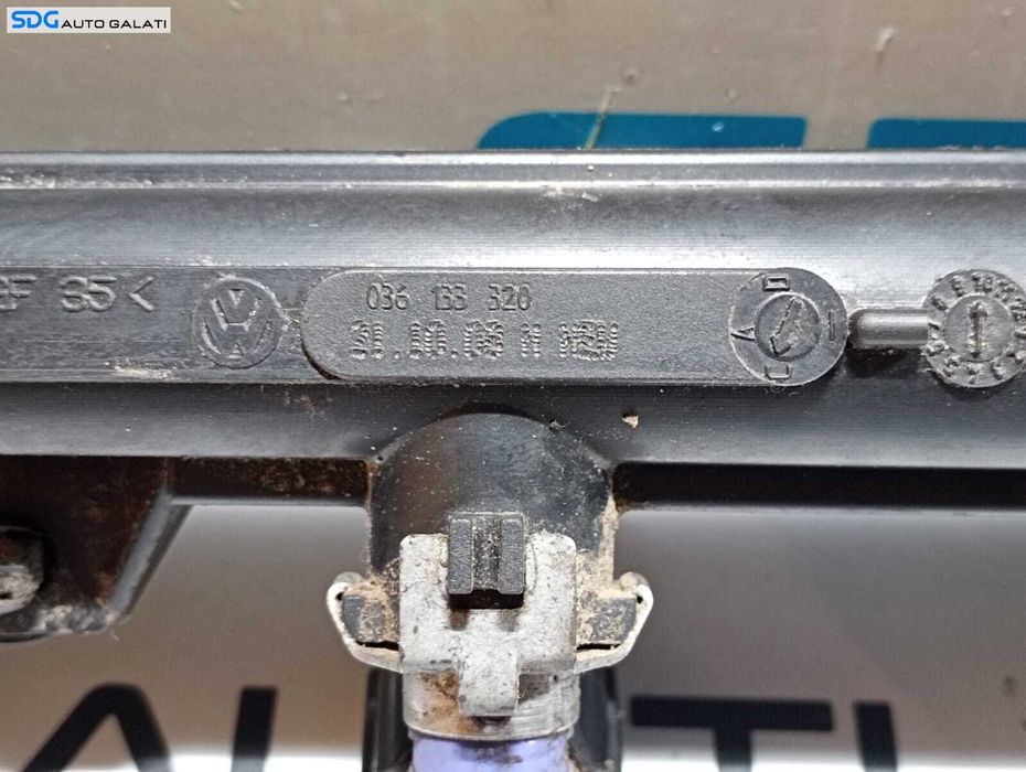 Rampa Presiune Combustibil Benzina cu Injectoare Volkswagen Polo 9N 1.4 2002 - 2008 Cod 036133320 036031AH [M7599]