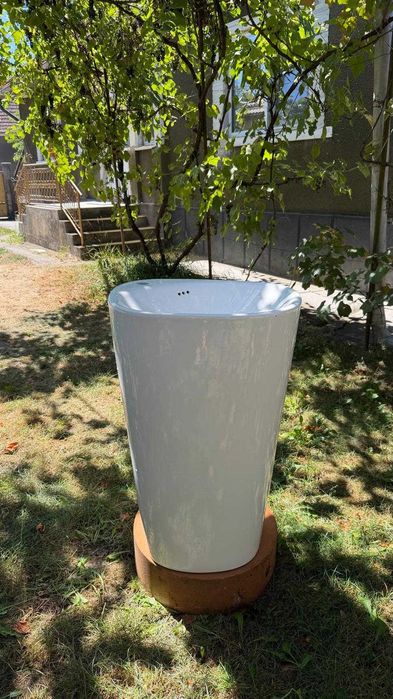 Lavoar freestanding / stativ DALET Ovale, ceramică albă