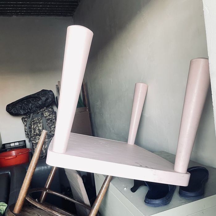 Стол и стул от Икеа