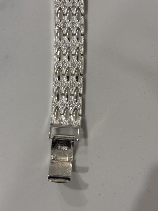 Часы покрытые серебром