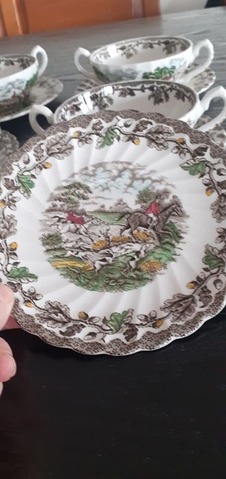 Set cești mic dejun porțelan Anglia