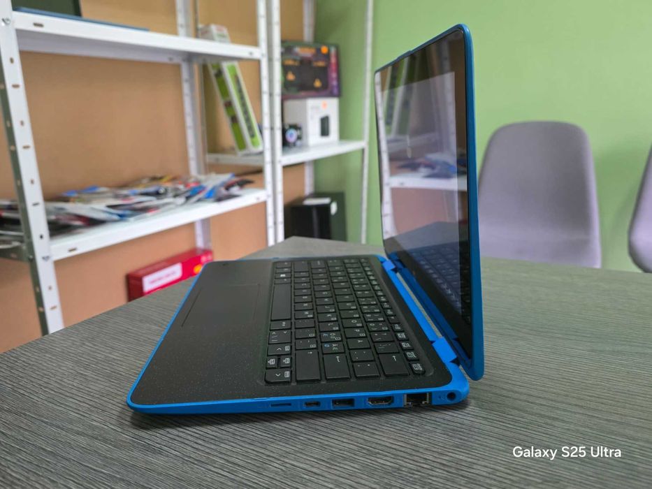 Лаптоп / таблет 11.6" HP ProBook x360 11 G3 EE Blue | 4 ядрен Silver N5000 / 8GB DDR4/ 128GB SSD