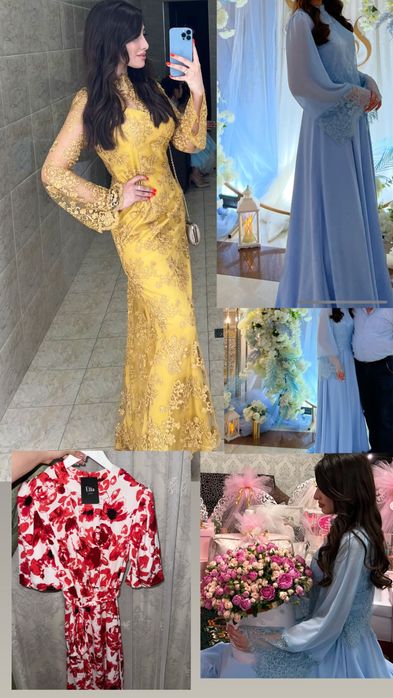 Роскошные платья и головные уборы — почти новые!