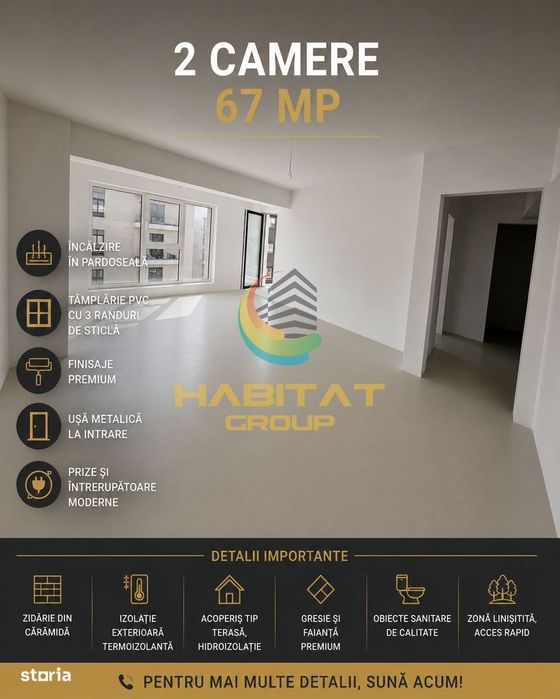 Vanzrea Apartament 2 camere | Popești Leordeni | Biruinței
