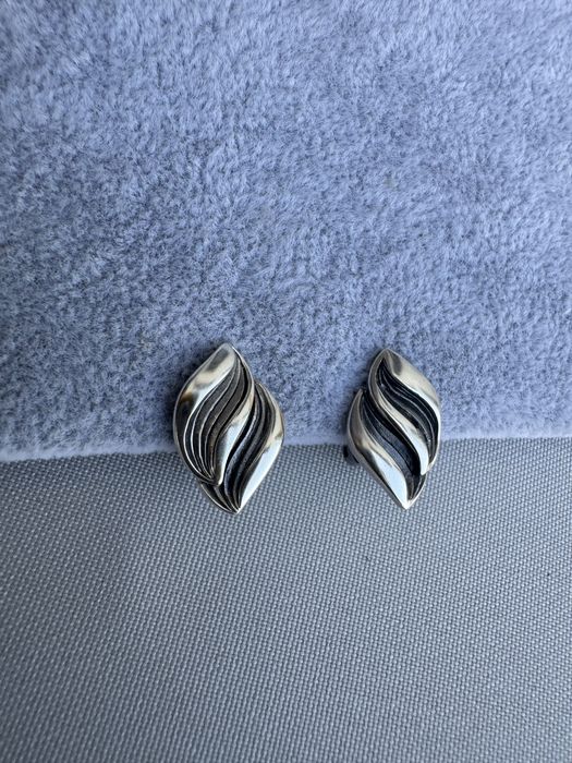 Cercei clips din argint