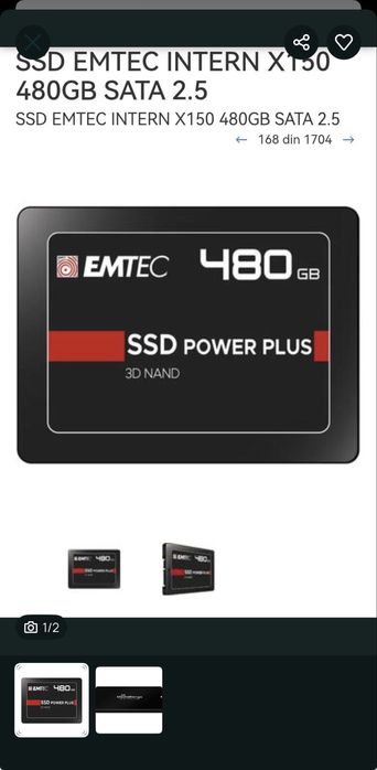 ssd 480gb ssd 240gb sata nwme emtec