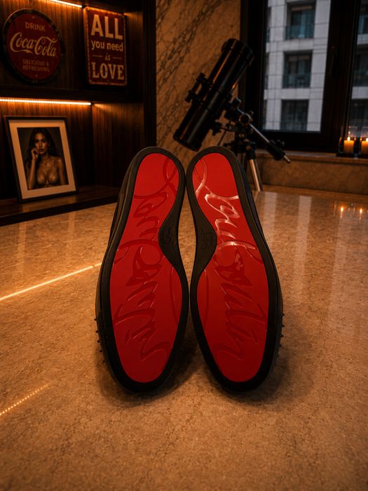 Christian Louboutin Low Spikes Black Edition