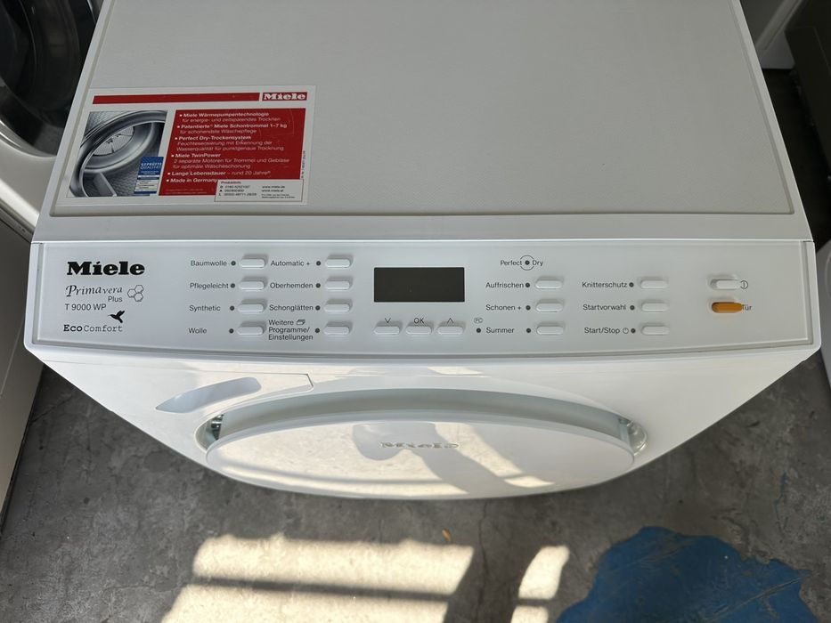 Сушилня +гаранция 1 година. MIELE ТЕРМОПОМПА. КЛАС А. Безплатна доставка за София