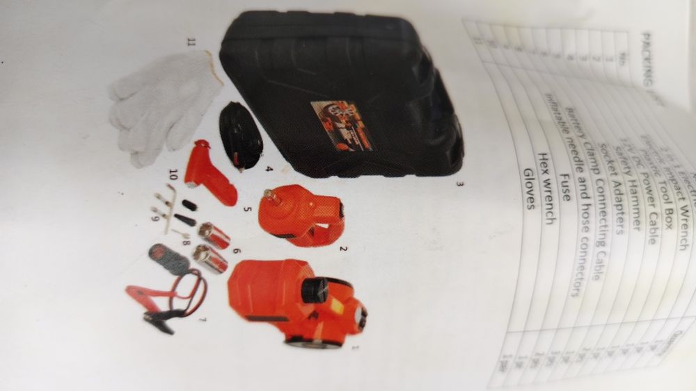 Домкрат 3 в 1 . 12в