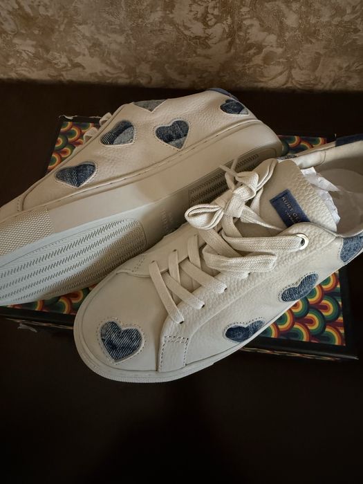 Sneakers Kurt Geiger Lane Love – denim & piele