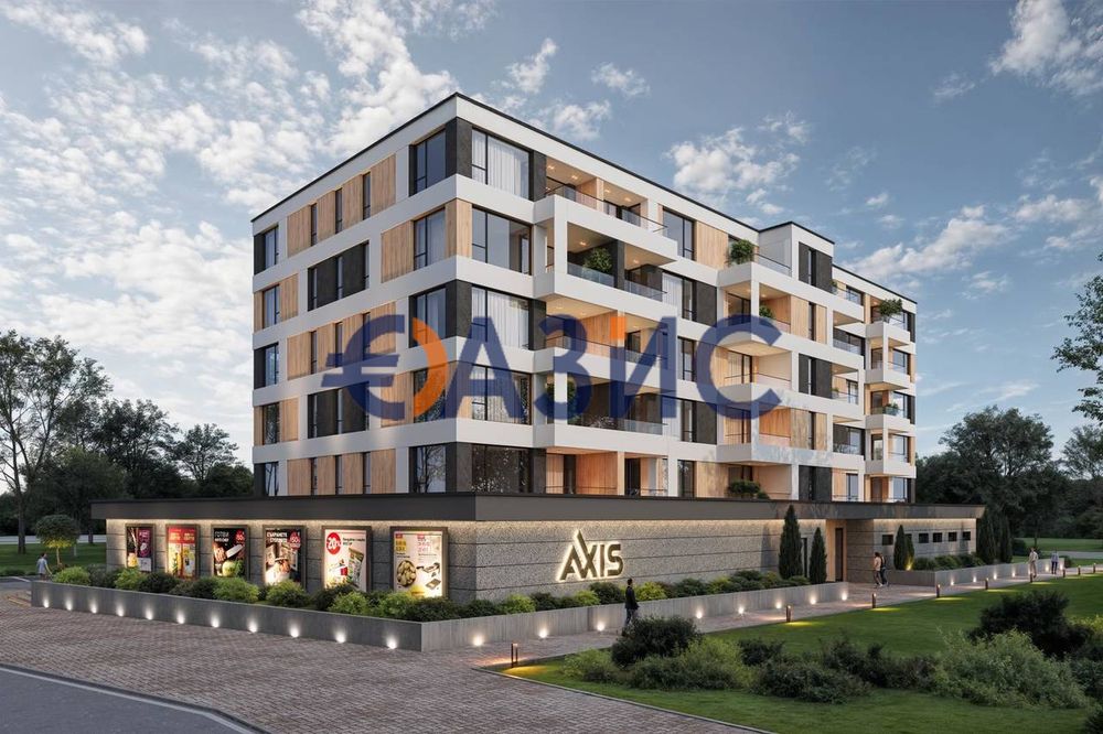 Апартамент с 1 спалня в новия комплекс „Аксис“, Равда, 64.30 кв. м,