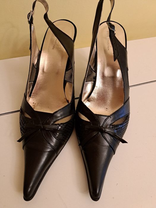 Pantofi negrii cu toc