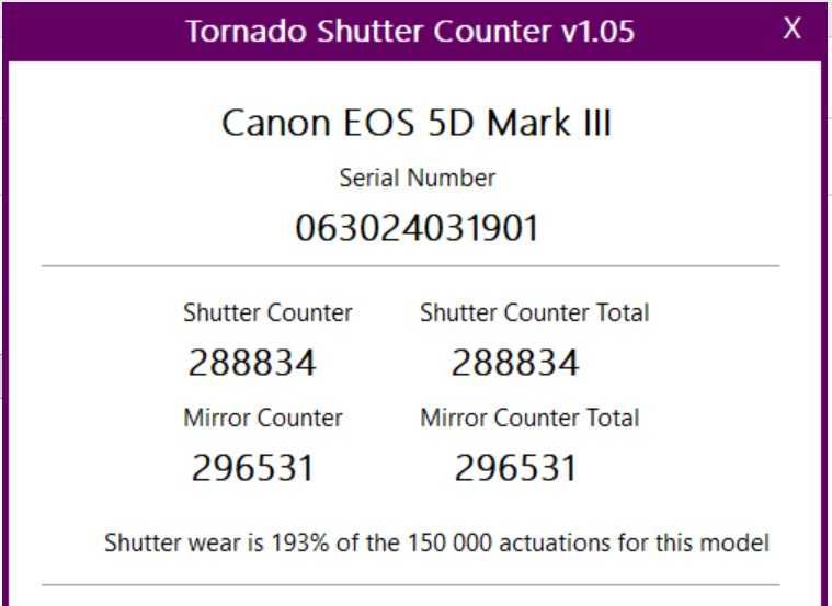 Canon 5D Mark III - BODY - 290,000 de cadre