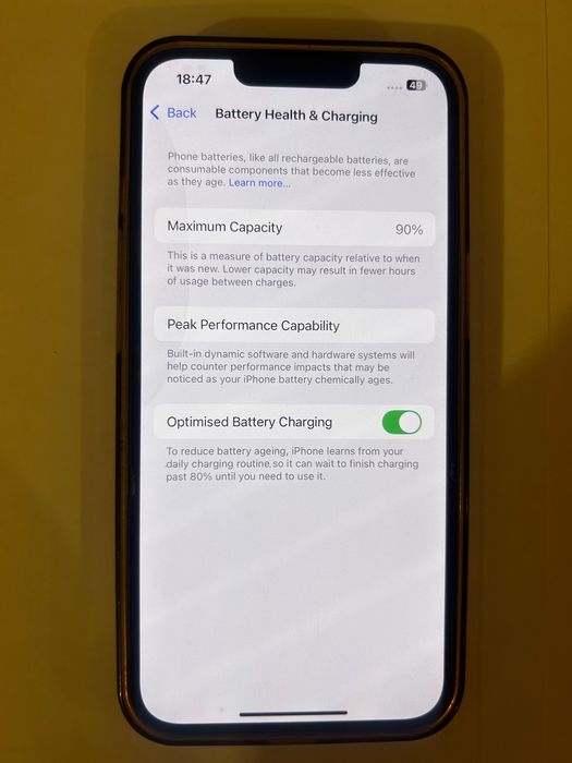 Черен Iphone 14 128gb midnight