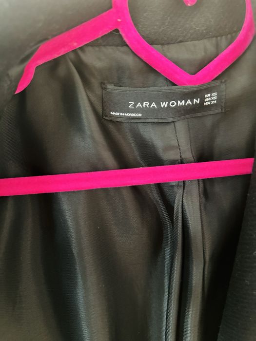 Палто от естествен косъм ZARA