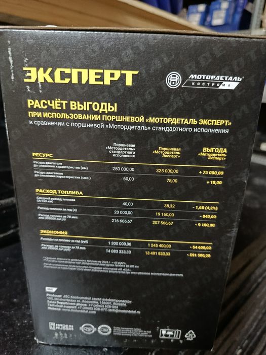 Поршневая группа ЗИЛ