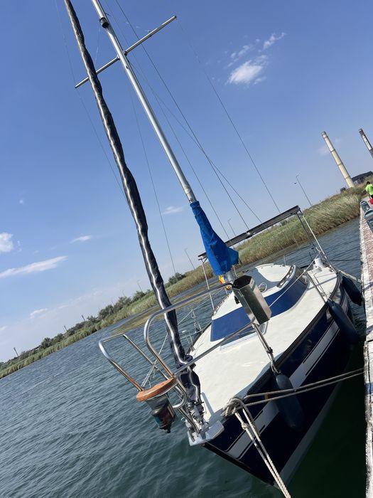 Velier barca Dufour motor Honda+motor electric înmatriculatRO schimb