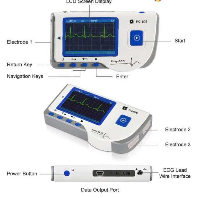 Electrocardiograf Palm - PC-80B