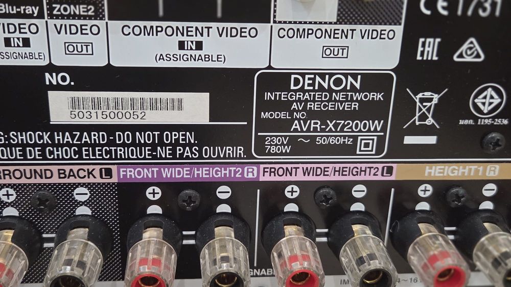 Denon x7200w AVR TOP HI-END Dolby Atmos/150W / fiecare canal cu amplificator discret/ finali personalizai Denon