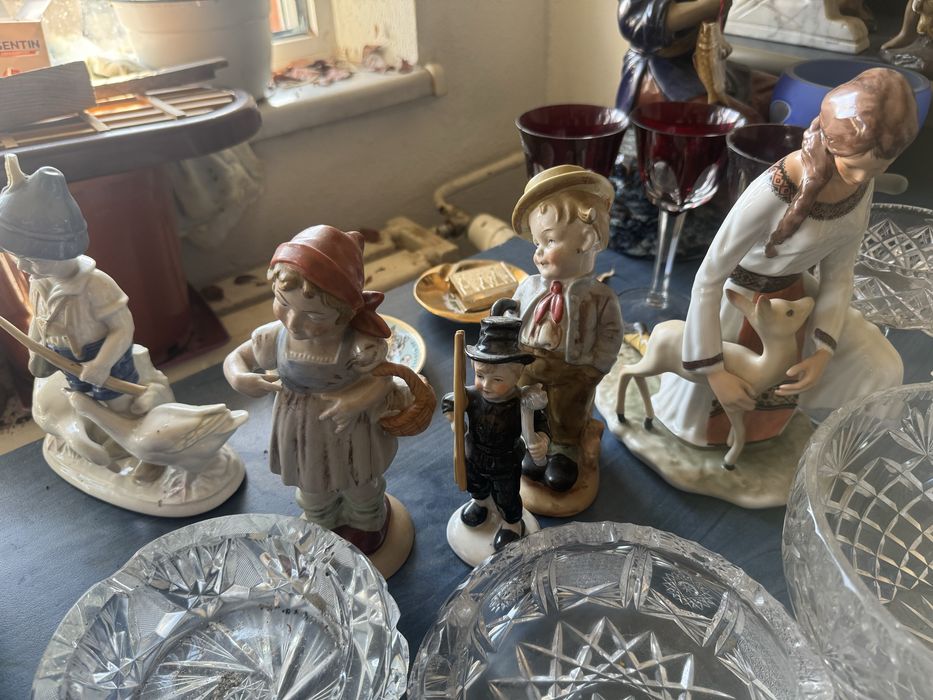 Bibelou China, scrumiera critstal gros