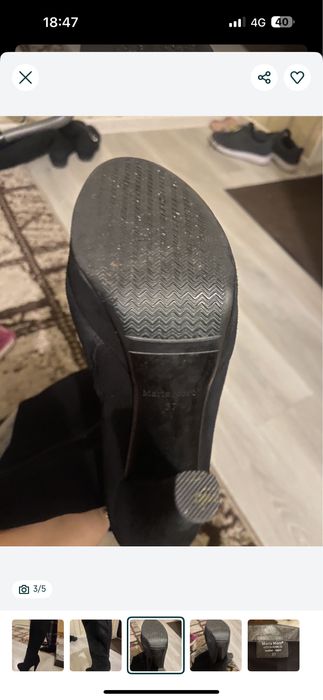 Сапоги замша 37 р